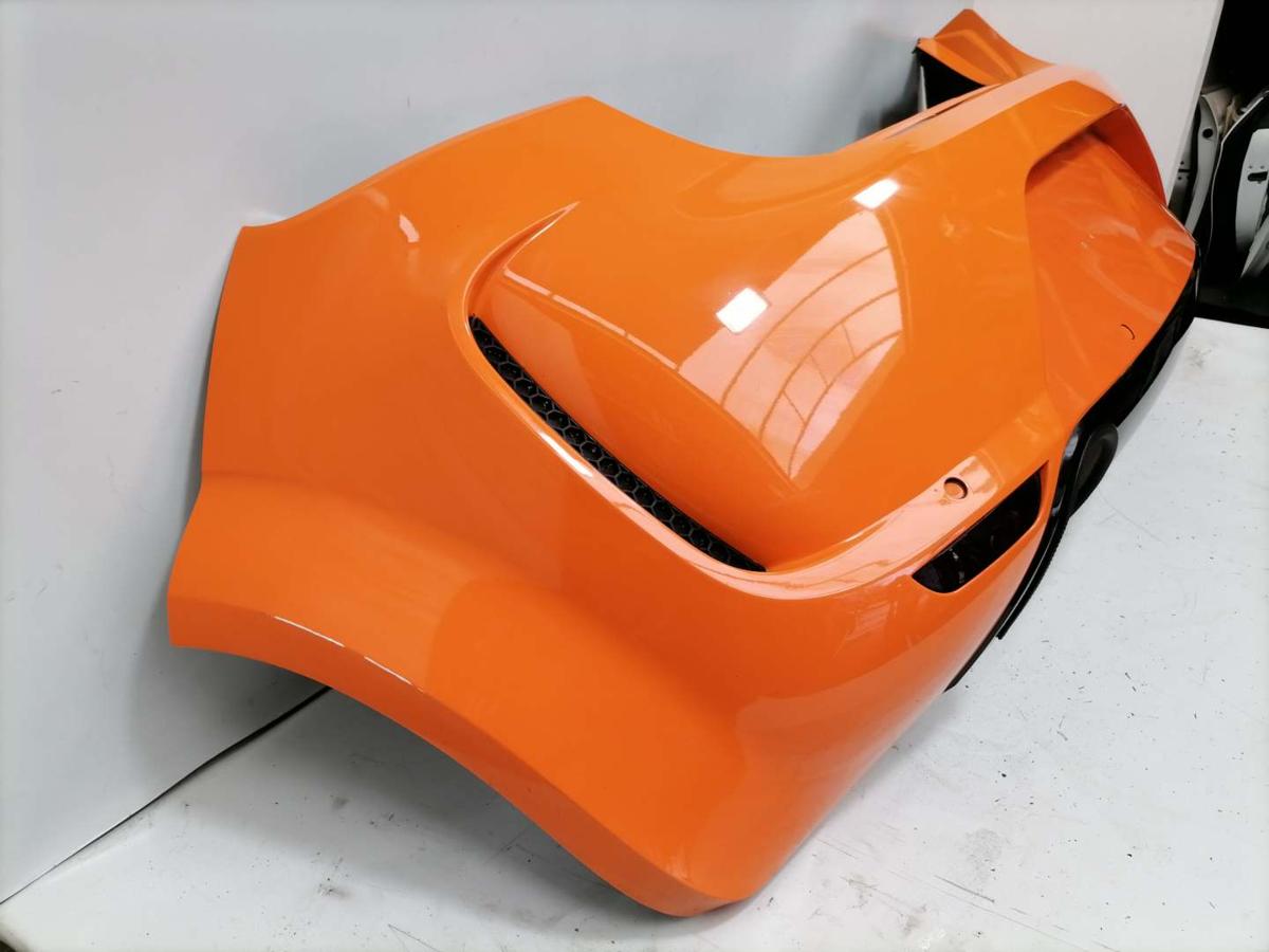 Seat Leon 1P Bj.2009 Sto&szlig;stange Stossf&auml;nger hinten Sport LP2C Leuchtorange